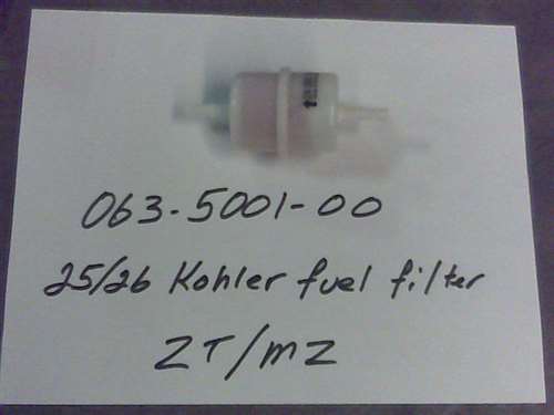 Bad Boy OEM 063-5001-00 25/26 HP Kohler Fuel Filter ZT/MZ