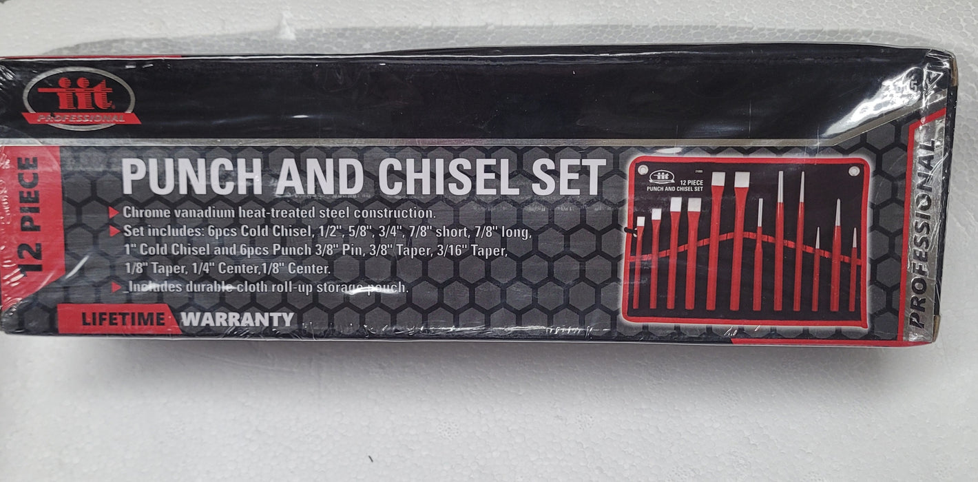PUNCH & CHISEL CR-V SET 12PC  -  IIT