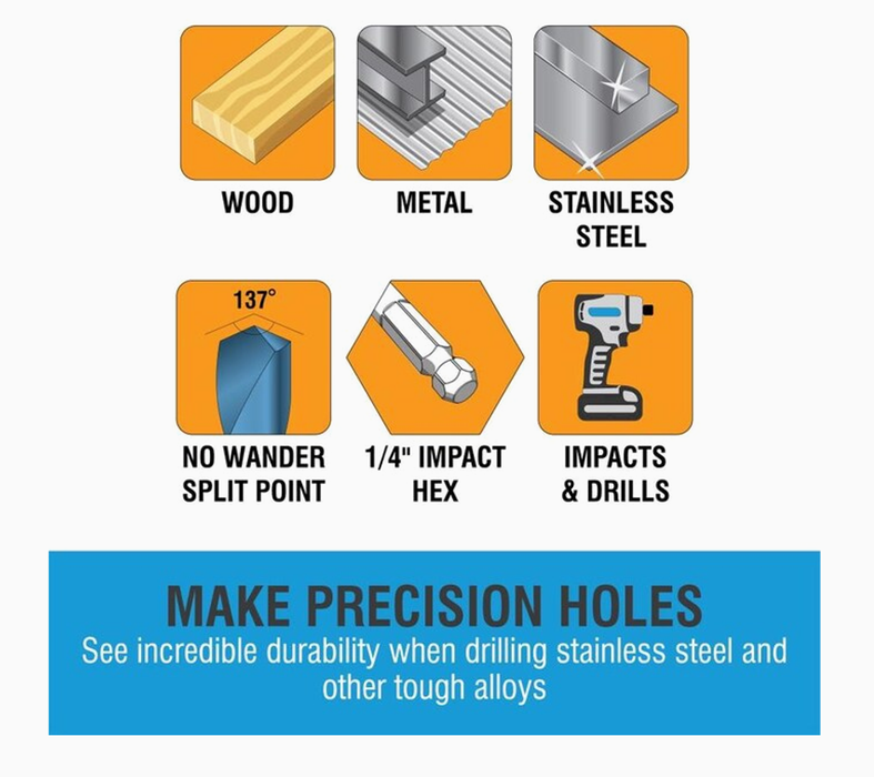 SPYDER 5/16 Hex Drill Bit  HH