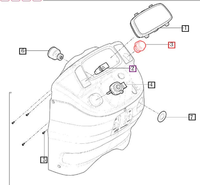 Mahindra OEM 11106644000 PTO Switch Assembly