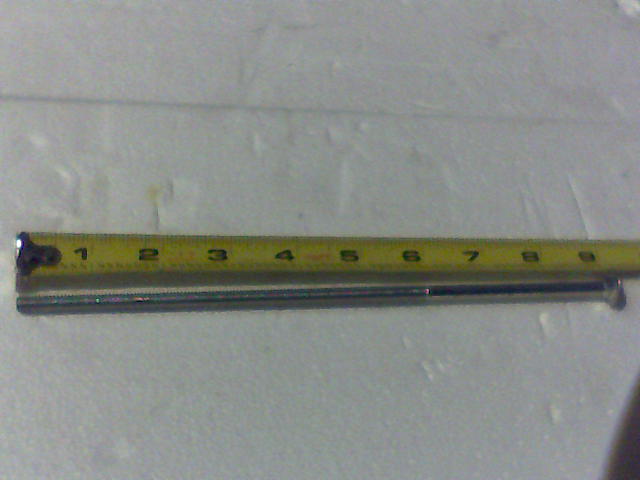 Bad Boy OEM 018-8051-00 Carriage Bolt 1/4-20 X 9" Zinc