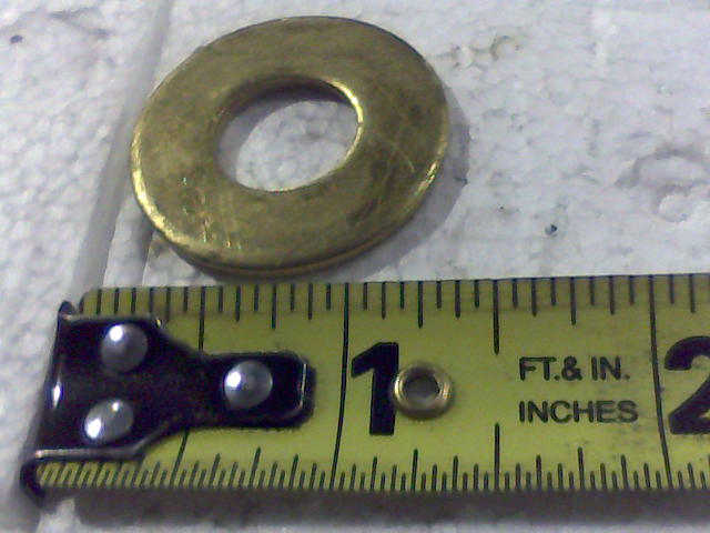 Bad Boy OEM 019-5010-00 Washer Brass .565x1.25x.095