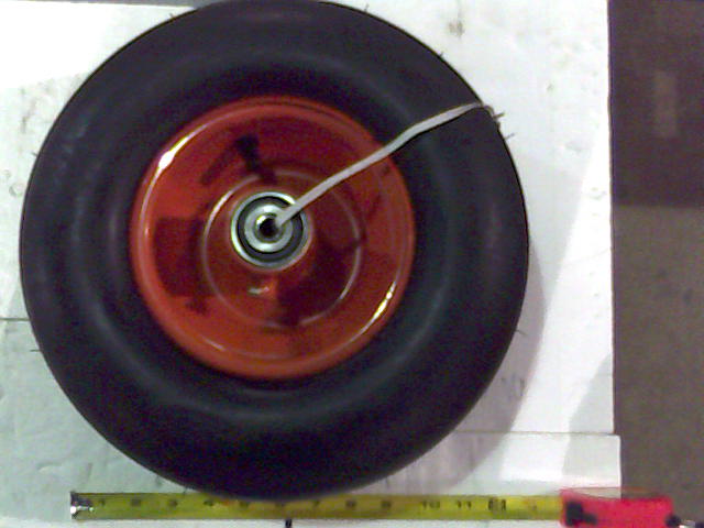 Bad Boy OEM 022-3060-00 13 x 6.50 - 6 LARGE BORE,  Orange Front Wheel Assembly