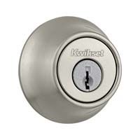 Kwikset 660 15 CP K6 Security Single Cylinder Deadbolt Satin Nickel