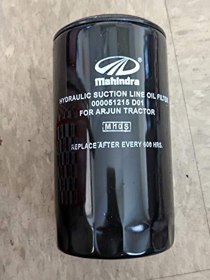 Mahindra OEM 000051215D01 Hydraulic Suction Line Oil Filter (00 Series)