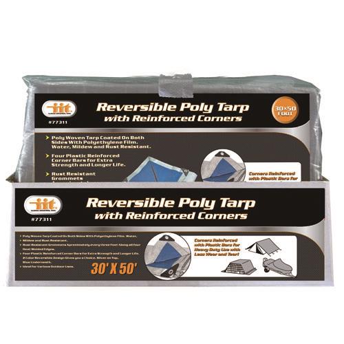 IIT 30'x50' Reversible Poly Tarp with Reinforced Corners