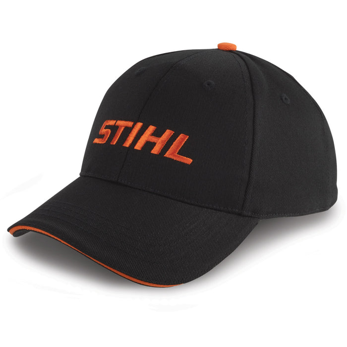 Stihl Trademark Logo Black & Orange Value Cap
