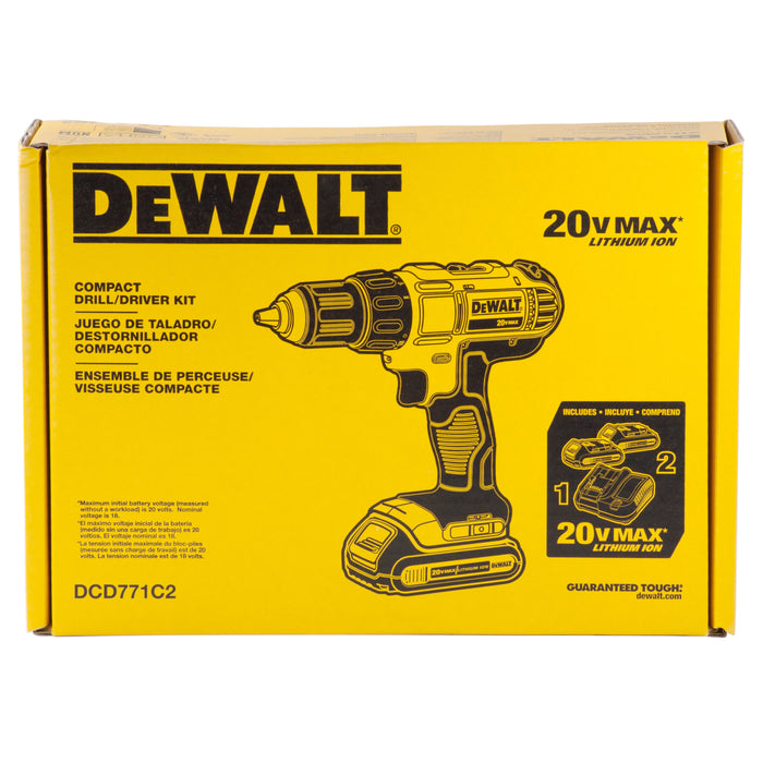 DeWalt 20-Volt MAX Lithium-Ion Compact Drill Kit
