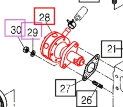 Mahindra OEM E577552031 Fuel Pump Assembly