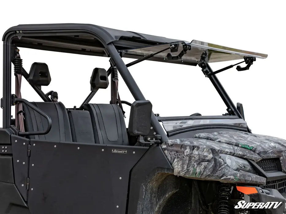 SuperATV CFMOTO UFORCE 1000 Scratch Resistant Flip Windshield