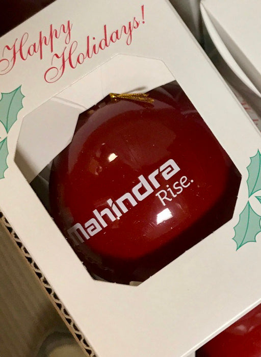 Mahindra / Sherwood Tractor Christmas Ornament (2018)