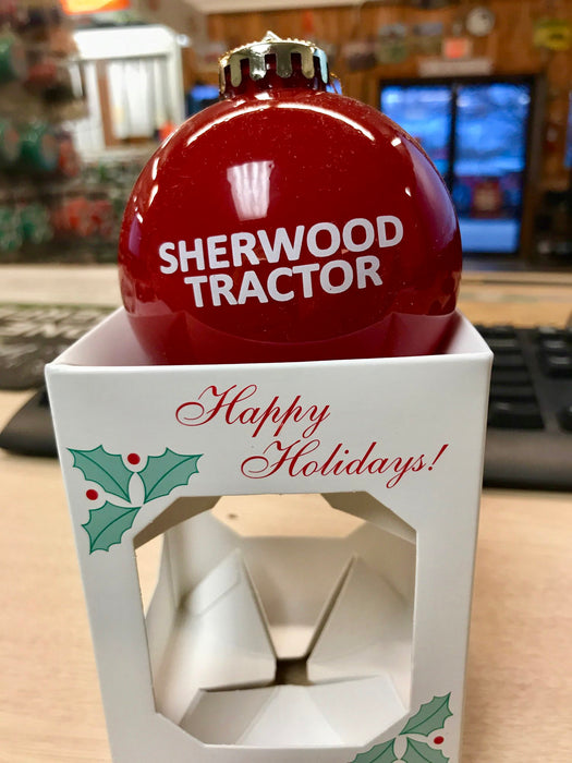 Mahindra / Sherwood Tractor Christmas Ornament (2018)