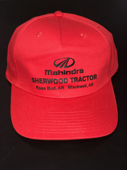 Sherwood Tractor Mahindra Hat - Red/Red