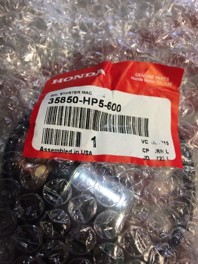 Honda OEM 35850-HP5-600 Magnetic Starter Switch Trx420 Rancher Solenoi ...